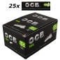 Preview: 25x OCB Premium Schwarz Papier Filter Tips Slim 50 Blatt 1