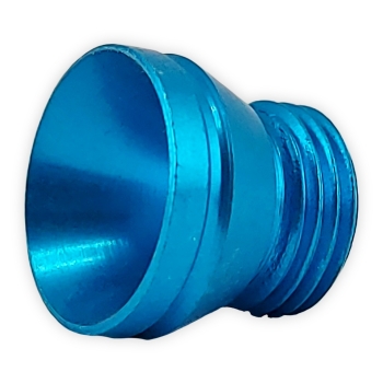 Acrylbong Kopf Metall Farbe Blau 1,2cm inkl. Schraubgewinde 2