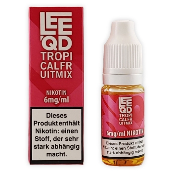 LEEQD Fruits Tropical Fruit 10ml Liquid E-Zigarette 6mg Nikotin 1