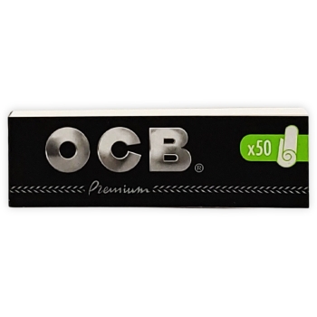 25x OCB Premium Schwarz Papier Filter Tips Slim 50 Blatt 2