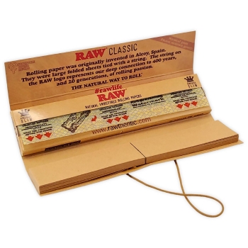RAW King Size Slim Classic Connoisseur 32 Blatt + 32 Tips Longpaper 2