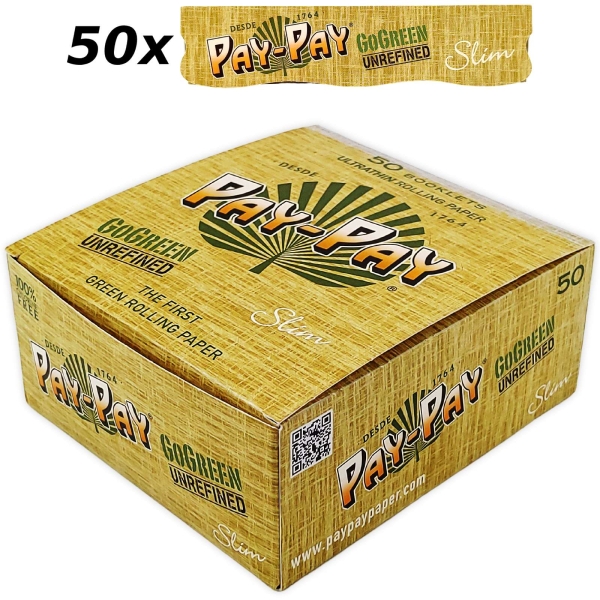 50x Pay-Pay Longpaper GoGreen King Size Slim 32 Blatt 1