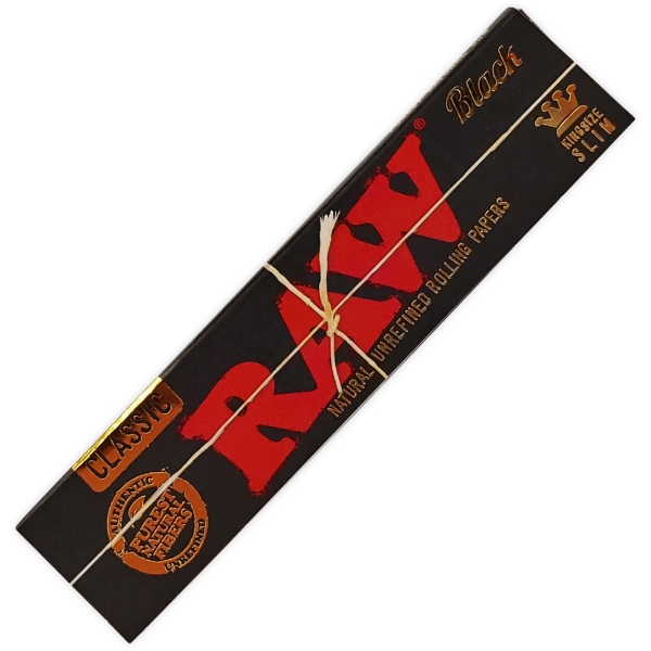 50x RAW Longpaper Classic Black King Size Slim 32 Blatt 2