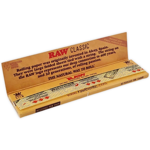 RAW Longpaper Classic Brown King Size Slim 32 Blatt 2