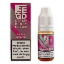 LEEQD Crazy Strawberry Cream 10ml Liquid E-Zigarette 6mg Nikotin 1