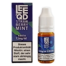 LEEQD Fresh Strawberry Mint 10ml Liquid E-Zigarette 12mg Nikotin 1