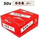 50x OCB Longpaper Weiß Hanf King Size Slim 32 Blatt 1